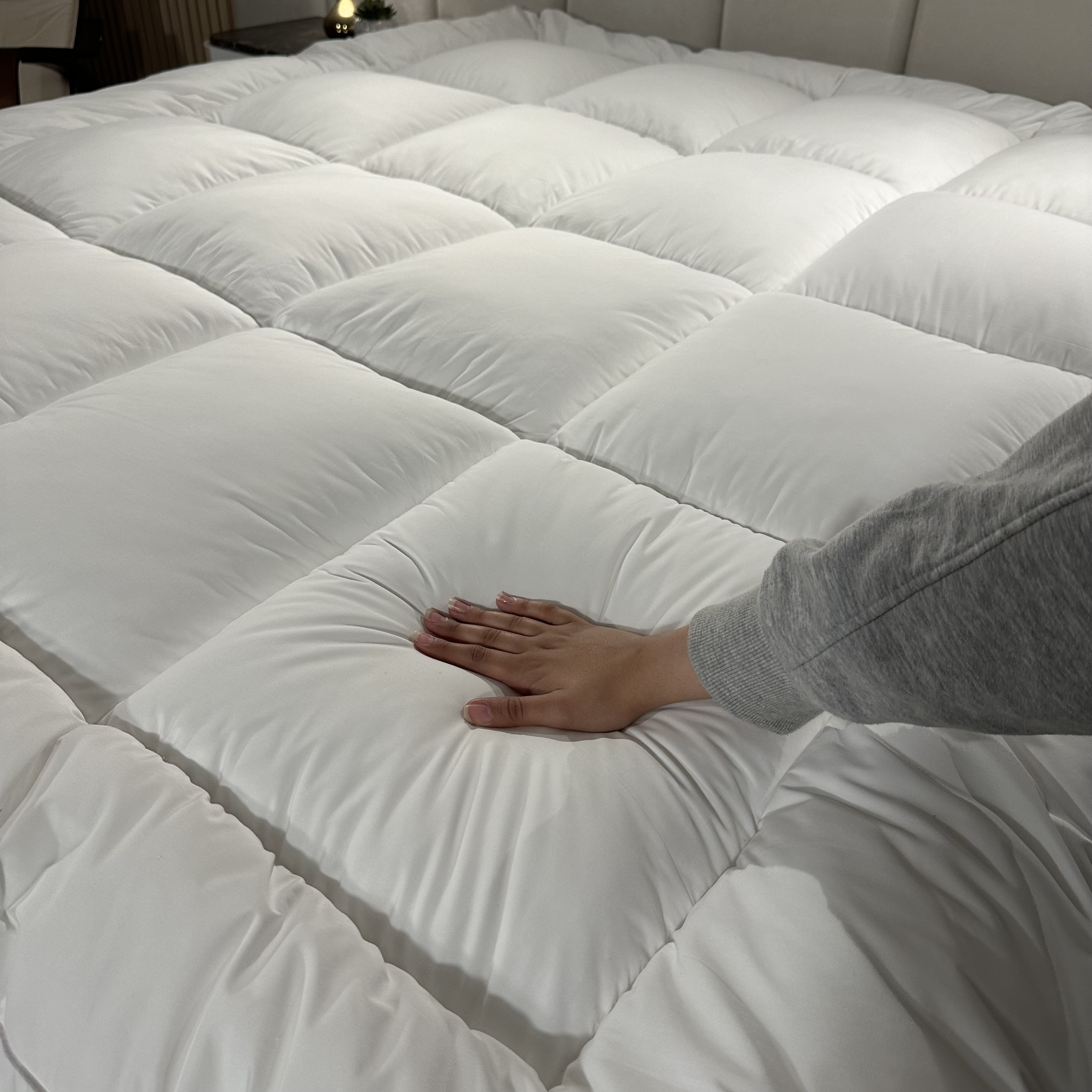SURMATELAS COTON NATUREL - Ouates Silicone