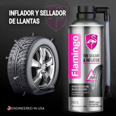 scellant et gonfleur de pneu flamingo 450ML
