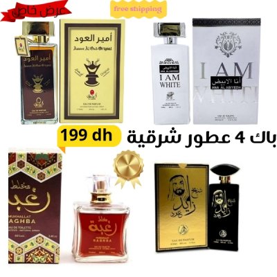باك 4 عطور عود شرقية